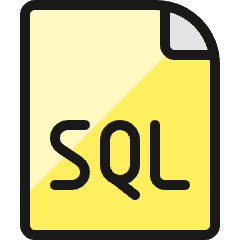 File Sql Icon from Ultimate Colors Set