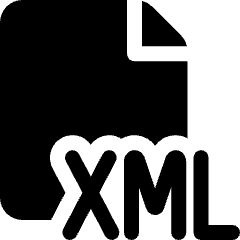 File Xml 1 Icon from Ultimate Bold Set