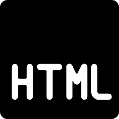 Html 1 Icon from Ultimate Bold Set