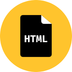 Html File Icon from Kameleon Pop Set