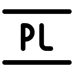 Pl Icon from Ultimate Regular Set