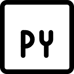 Py 1 Icon from Ultimate Regular Set