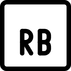 Rb 1 Icon from Ultimate Regular Set