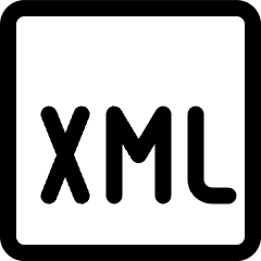 Xml 1 Icon from Ultimate Regular Set