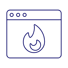 App Burning 2 Illustration from UX Line Set