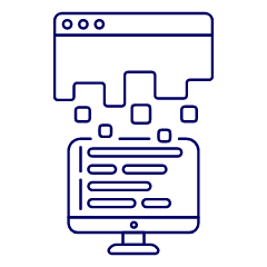 App Coding Illustration from UX Line Set