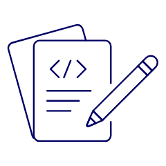 Coding Paper Illustration from UX Line Set