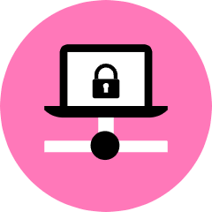 Network Lock Icon from Kameleon Pop Set