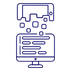 Smartphone Coding Illustration from UX Line Set