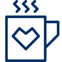 Coffee Cup Hot 1 Icon from Cyber Line Set