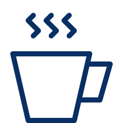 Coffee Cup Hot 2 Icon from Cyber Line Set