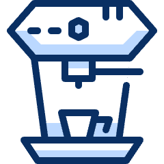 Espresso Machine 1 Icon from Cyber Duotone Set