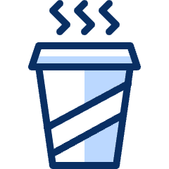 Hot Beverage Icon from Cyber Duotone Set
