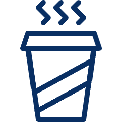 Hot Beverage Icon from Cyber Line Set