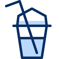 Ice Beverage 2 Icon from Cyber Duotone Set