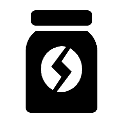 Coffee Bean Jar Icon from Nova Solid Set