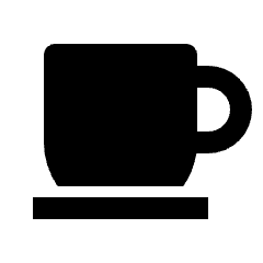 Coffee Cup Icon from Nova Solid Set