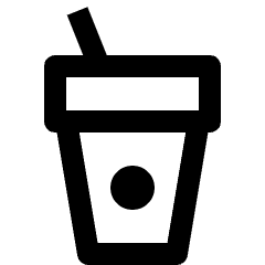 Coffee Take Away Straw Icon from Nova Line Icons Set