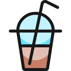 Coffee Cold Icon from Ultimate Colors Set