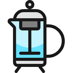 Coffee Cold Press 1 Icon from Ultimate Colors Set