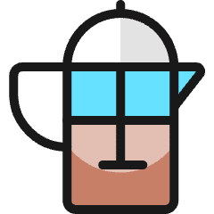 Coffee Cold Press Icon from Ultimate Colors Set