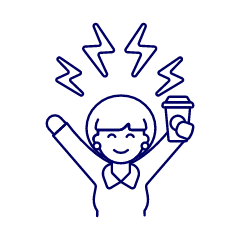 Coffee Energized 1 Illustration from UX Line Set