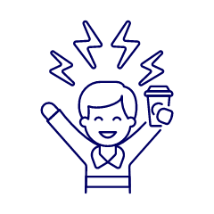 Coffee Energized 2 Illustration from UX Line Set