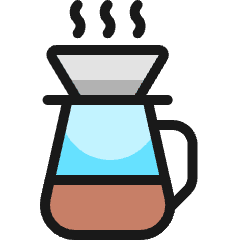 Coffee Filter Icon from Ultimate Colors Set