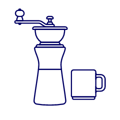 Coffee Grinder 1 Illustration from UX Line Set
