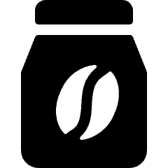 Coffee Jar Icon from Ultimate Bold Set