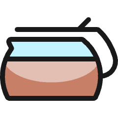 Coffee Pot 1 Icon from Ultimate Colors Set