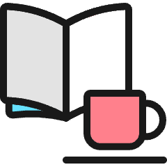 Coffee Read Icon from Ultimate Colors Set