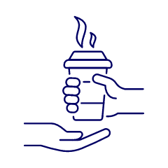 Coffee Sharing 1 Illustration from UX Line Set