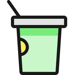 Coffee Straw Icon from Ultimate Colors Set