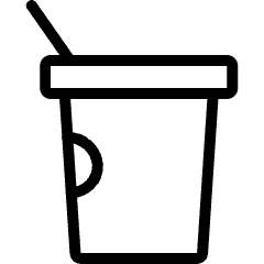 Coffee Straw Icon from Ultimate Light Set