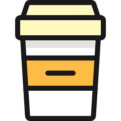 Coffee To Go Icon from Ultimate Colors Set