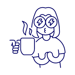 Craving For Coffee 1 Illustration from UX Line Set