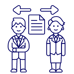 Document Sharing 2 4 Illustration from UX Line Set