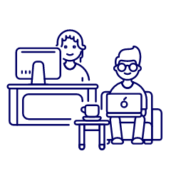 Work Desk Sofa 1 1 Illustration from UX Line Set
