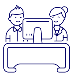 Workspace Office 1 Illustration from UX Line Set