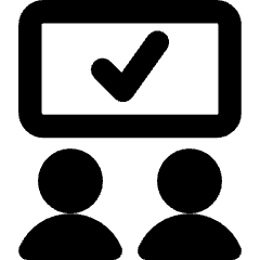 Group Meeting Approval Icon from Core Remix Set