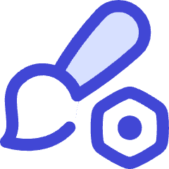 Brush Setting Bolt Nut Icon from Flex Duo Set