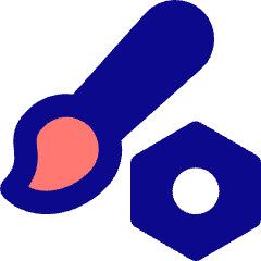 Brush Setting Bolt Nut Icon from Core Pop Set