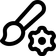 Brush Setting Gear Icon from Core Line Set