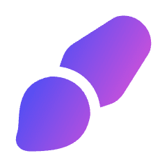 Brush Solo Icon from Plump Gradient Set