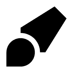 Brush Solo Icon from Sharp Solid Set