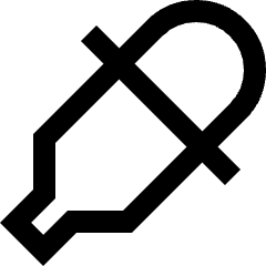 Color Picker Icon from Sharp Line Set