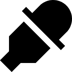 Color Picker Icon from Sharp Solid Set
