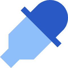 Color Picker Icon from Sharp Flat Set