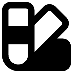 Color Swatches Icon from Core Remix Set